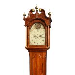 A late Georgian oak longcase by John Kellitt of Thorne, the eight day bell strike movement fronted