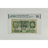 BRITISH BANKNOTE - The States of Guernsey OVERPRINT - Bank of England One Pound overprint - German