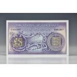 BRITISH BANKNOTES - The States of Guernsey, comprising two Five Pounds, purple, c.1969, Signatory C.