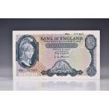 BRITISH BANKNOTE - Bank of England - Five Pounds, blue, c.1961, Signatory L. K. O'Brien, serial