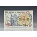 BRITISH BANKNOTE - The States of Guernsey, Ten Pounds, c.1975, Signatory C. H. Hodder, serial number