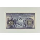 BRITISH BANKNOTE - The States of Guernsey Five Pounds, c.1969, Signatory W. C. Bull, serial number