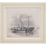 Lemon Hart Michael (British, 1824-1902), 'Guernsey, The Rescue' pencil, signed with initials lower