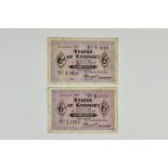 BRITISH BANKNOTES - STATES OF GUERNSEY - German Occupation Sixpence (2), 2 x German Occupation