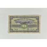 BRITISH BANKNOTE - The States of Guernsey - One Pound, Signatory L. A. Guillemette, serial number 6T