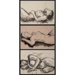 A set of Three Life Drawings - Anya Tee.