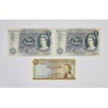 BRITISH BANKNOTES - Bank of England - collection, comprising two Five Pound banknotes, c.1967,