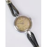 A ladies Rolex Precision stainless steel manual watch, ref. 9300, no. 396511, 1950s, with cal.