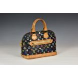 A Louis Vuitton x Takashi Murakami Alma Monogram PM Black Multicolour handbag, with original dust