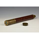 Spencer Browning & Rust London - An early 19th century Day or Night single-draw wood and brass