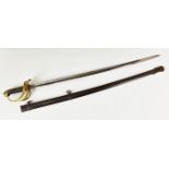 Guernsey Militia interest - 1854 pattern Infantry Officers sword by Wilkinson, sold to Osmond De