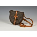 A Louis Vuitton Chantilly monogram shoulder bag, with tan leather adjustable strap, the bag 8 x 7¼