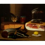 George Smith of Chichester (British, 1714-1776), Cat Stalking a Mouse, oil on canvas, 19½ x 24in. (