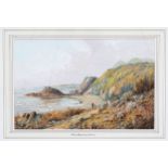 J. Jameson (early 20th century), Bouley Bay, Jersey gouache, signed "J Jameson" lower left 11 5/8