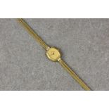 An Eterna ladies 18ct gold and diamond cocktail watch, no. 133,9681,68, quartz movement, the signed,