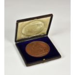 Victoria bronze medal 'Presented by Lloyds' 'OB CIVES SERVATOS' 'Leucothoe Naufrago Succurrit', W.