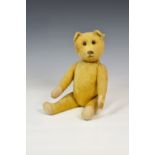 A well loved 1920s German Schuco (Schreyer & Co) 14in. Yes/No Teddy Bear, straw filled, with