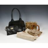 A selection of bags and handbags, to include a Russell & Bromley crossbody bag, a black nylon