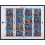 Gibraltar Stamps 2017 Bats in unmounted sheetlet