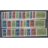 Portugal Stamps 1968 Europa x 10 sets Cat £406