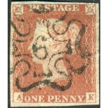 Great Britain Stamps : 1841 Penny Red,