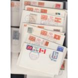 Great Britain 1971 Strike Mail covers with "Special Courier Mail" labels (80)