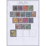 WEST BERLIN STAMPS 1948 to 1990 fine used collection in printed album.