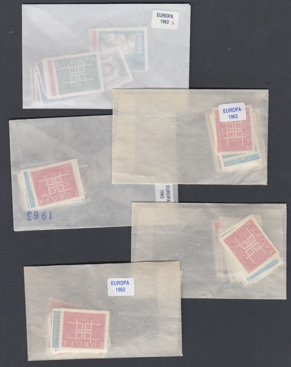 Stamps, 1963 Europa issues unmounted mint including Cyprus,