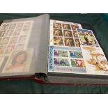 STAMPS : World accumulation in 64 page stockbook mainly U/M with 260 different mini-sheets ,