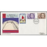 GREAT BRITAIN STAMPS FIRST DAY COVER : 1973 Royal Wedding pair on Royal Engineers official FDC with