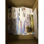 STAMPS POSTAL HISTORY : Small box with approx 70 special signed RAF flown covers including Dennis
