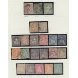 STAMPS SWITZERLAND A mostly used accumulation on eight album pages to 1949,