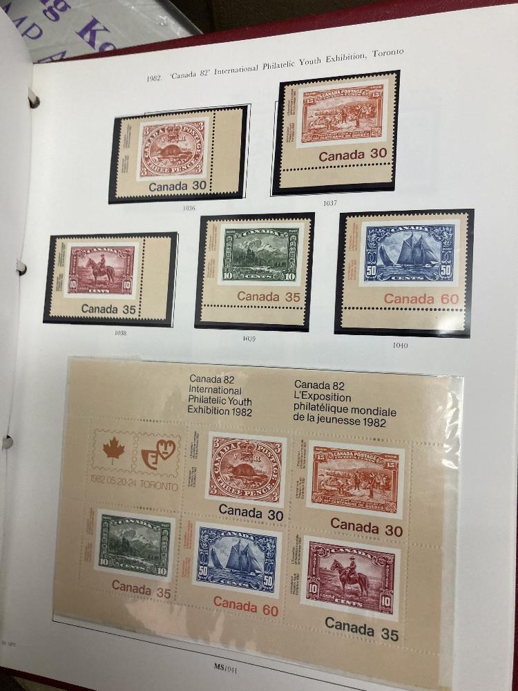 STAMPS : Box with seven albums and some pages, mainly British Commonwealth including Great Britain, - Image 6 of 6