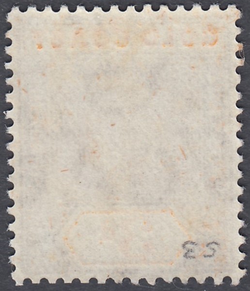 STAMPS GOLD COAST 1905 3d Dull Purple and Orange, - Image 2 of 2