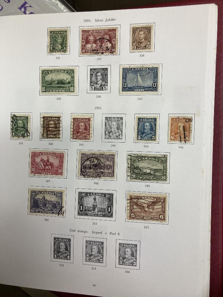 STAMPS : Box with seven albums and some pages, mainly British Commonwealth including Great Britain, - Image 5 of 6