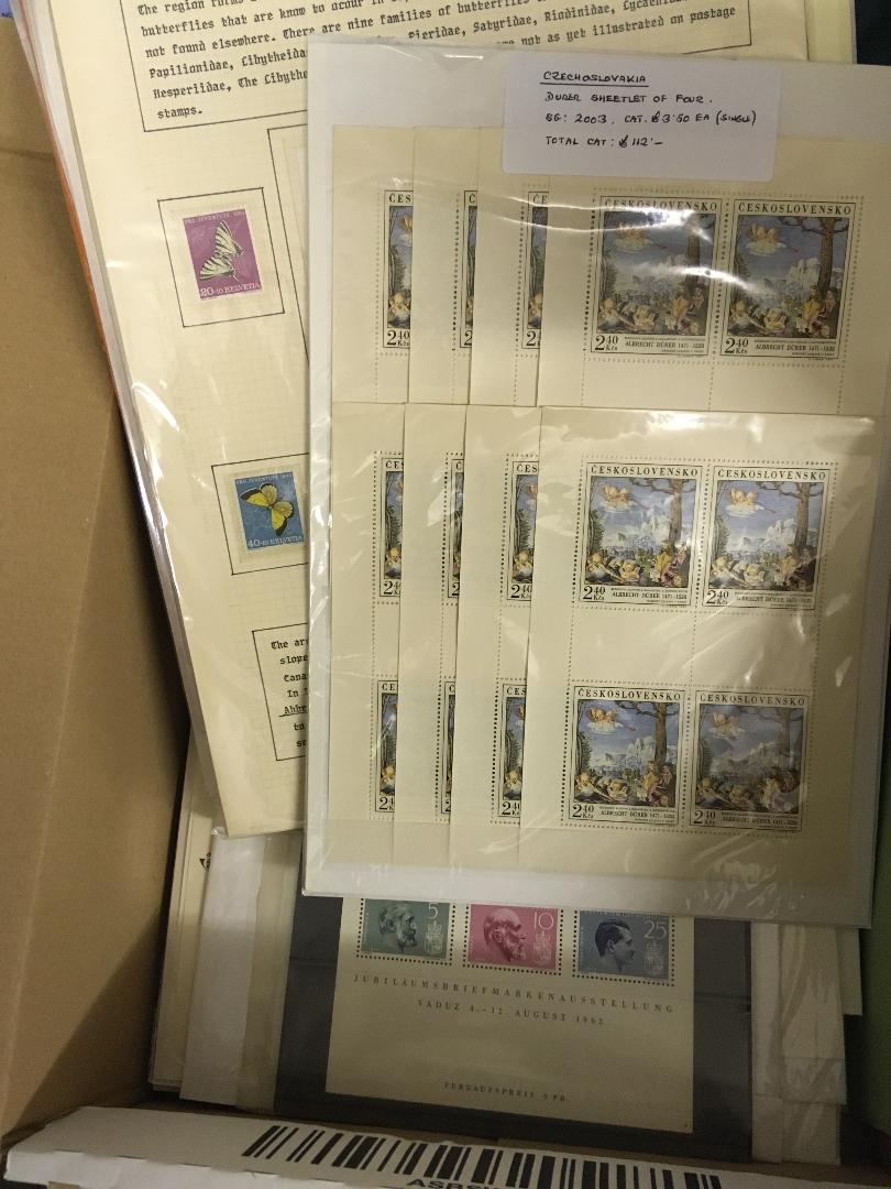 STAMPS : EUROPE, ex-dealers part stock of mostly mint European issues, with part collections, - Image 10 of 18