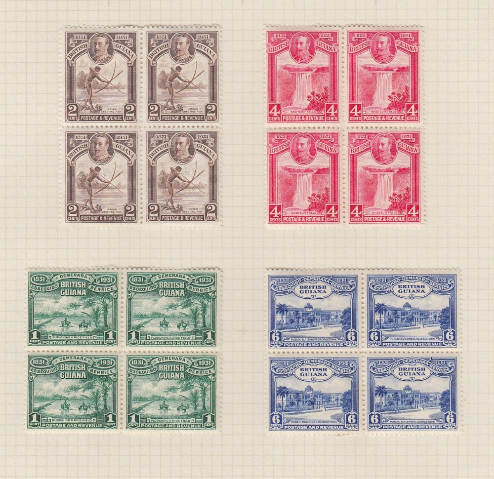 STAMPS BRITISH GUIANA 1900 to 1931 remainders mint collection on 7 pages, - Image 5 of 5