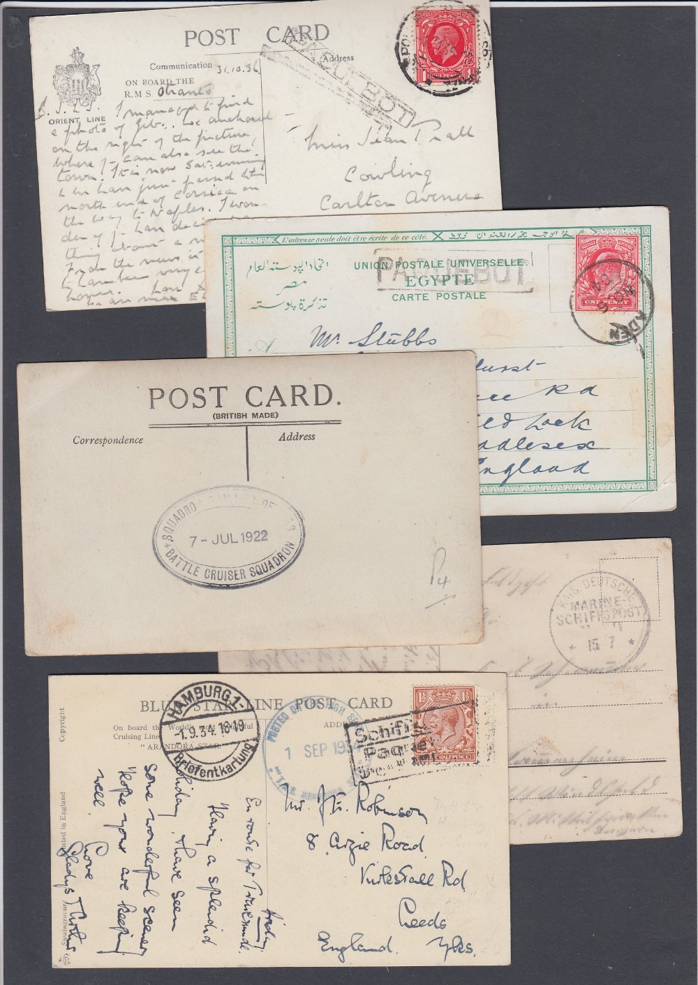 STAMPS POSTAL HISTORY : MARITIME,