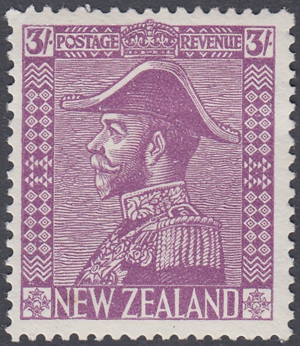 STAMPS NEW ZEALAND 1926 3/- Admiral,