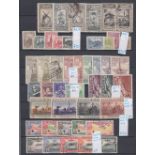 STAMPS SPAIN Ex-dealers accumulation with many useful sets mint and used, part sheets mint,