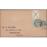 GREAT BRITAIN STAMPS : 1907 1/2d Yellow Green single with St Andrews Cross,