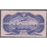 STAMPS FRANCE 1936 Air, 50f ultramarine & rose, very lightly M/M, SG 541.