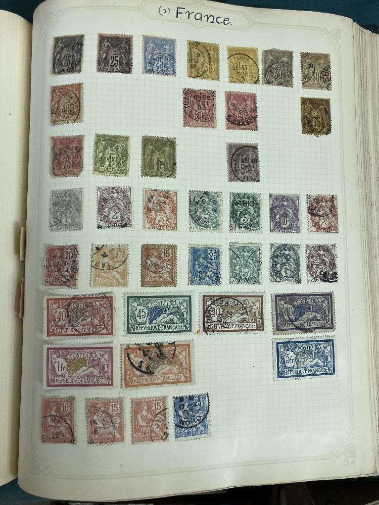 STAMPS : World collection in two spring-back albums appears to be mainly pre 1930's material, - Image 3 of 5