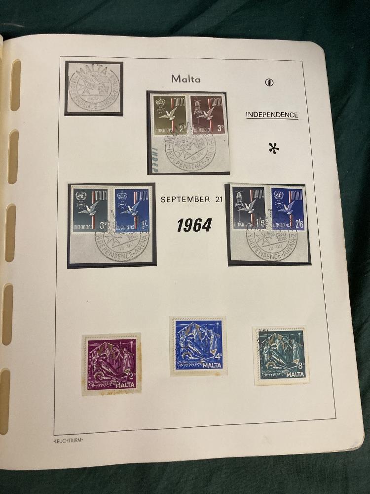 STAMPS MALTA Lighthouse hinge-less album from 1964 to 1992 with U/M and fine used STC £400 - Image 4 of 4