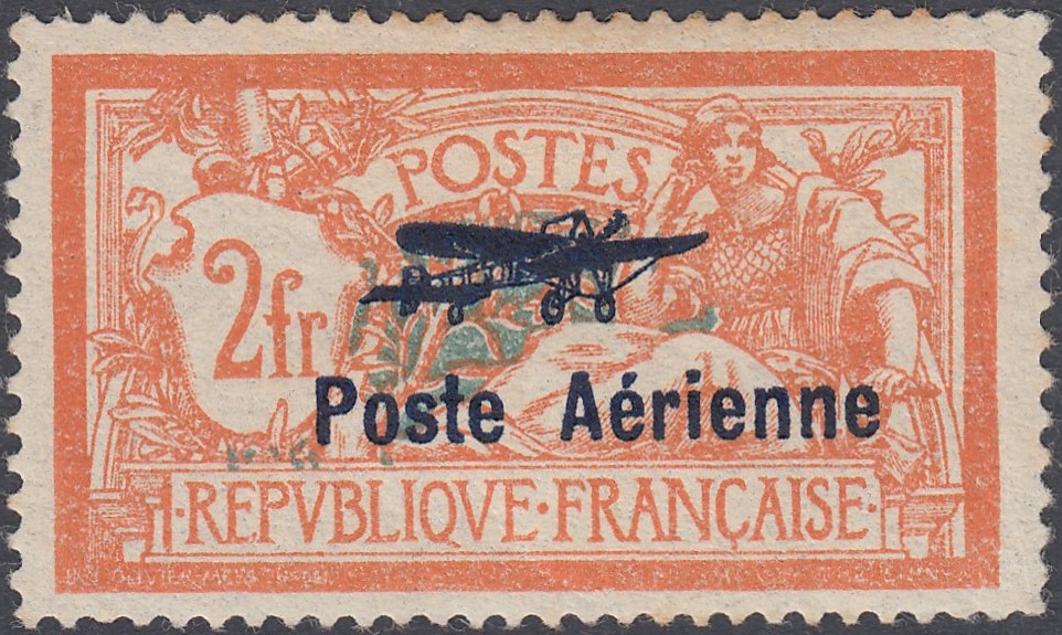 STAMPS FRANCE 1927 Air, First International Display of Aviation & Navigation, 2fr value, fine M/M,