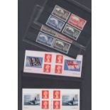 GREAT BRITAIN STAMPS : Small accumulation incl 2001 Royal Navy & 2001 Ensigns booklets,