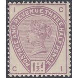 GREAT BRITAIN STAMPS : 1884 1 1/2d Lilac lettered CI,