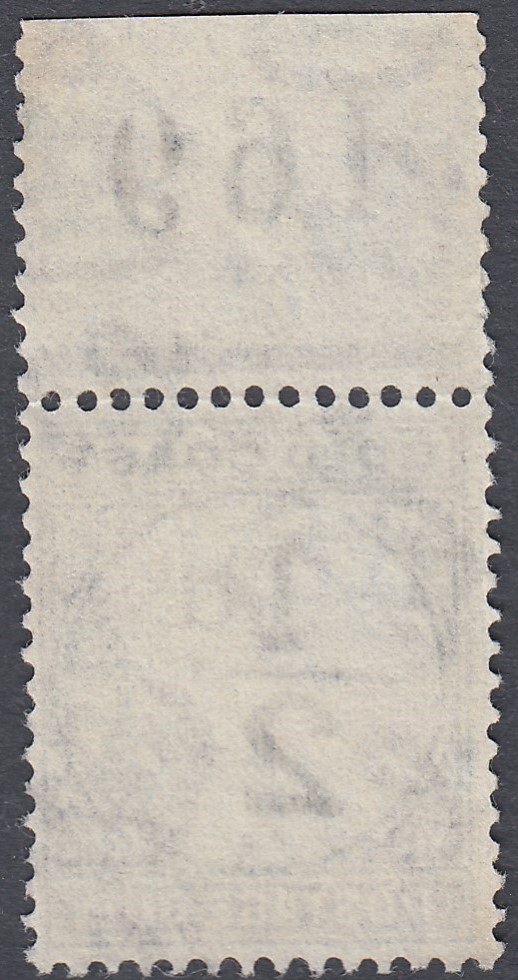 STAMPS GOLD COAST 1923 1/2d Postage Due, fine used , with upper margin with sheet number, - Image 2 of 2