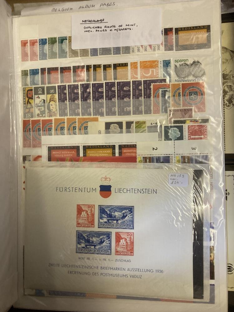 STAMPS : EUROPE, ex-dealers part stock of better items and accumulations on stock pages. - Image 11 of 12