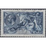 GREAT BRITAIN STAMPS : 1913 10/- Indigo Blue,